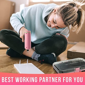 WORKPRO Cordless Screwdriver Set - USB Rechargeable & Ergonomic