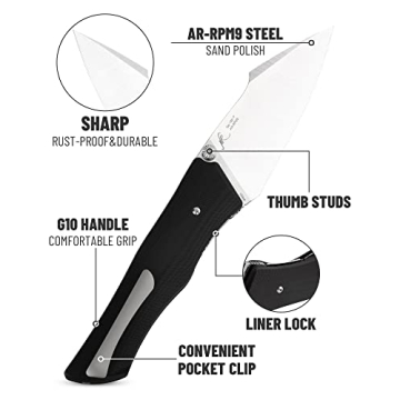 ARTISANCUTLERY Ahab Series Folding Knife for EDC