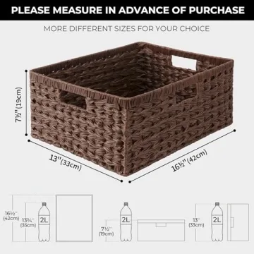 Elegant GRANNY SAYS Wicker Baskets for Stylish Organization