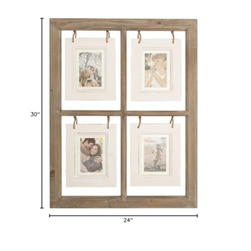 Large Rustic Window Photo Frame for Home Décor