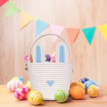 Poschnor Large Easter Basket for Kids - Gift Ready