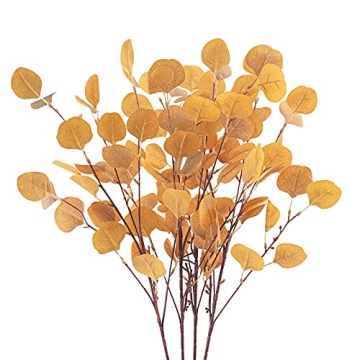 Artificial Eucalyptus Leaves Stems for Fall Decor
