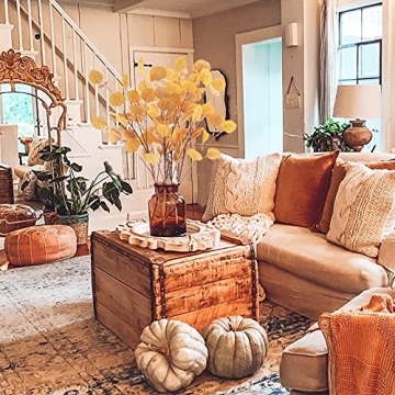 Artificial Eucalyptus Leaves Stems for Fall Decor