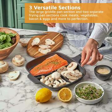 Lazy Pan: Versatile Non-Stick Egg Poaching Pan