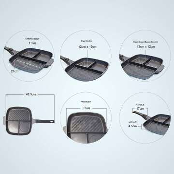 Lazy Pan: Versatile Non-Stick Egg Poaching Pan