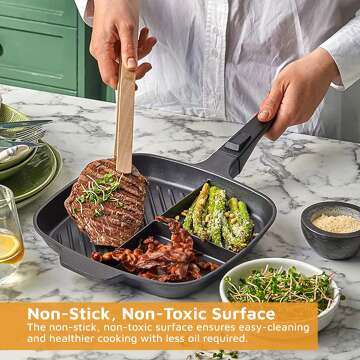 Lazy Pan: Versatile Non-Stick Egg Poaching Pan