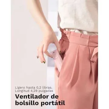 Portable Handheld Fan - Koonie Travel-Friendly Cooling Solution