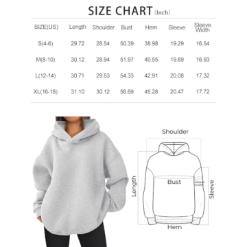 EFAN Women's Oversized Fleece Hoodie - Cozy Fall Style