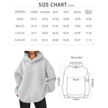 EFAN Women's Oversized Fleece Hoodie - Cozy Fall Style