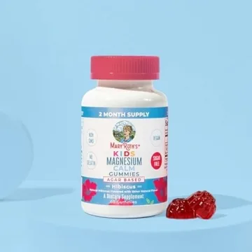 Kids Vegan Magnesium Gummies for Bone Health Relaxation