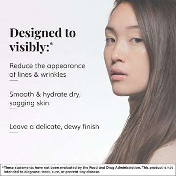 Le Mieux Bio Cell Rejuvenating Cream - Triple Peptide Facial Moisturizer with Hyaluronic Acid, Squalane & Rose Hip, Night & Day Cream for Face & Neck, No Parabens or Sulfates (1.75 oz / 52 ml)