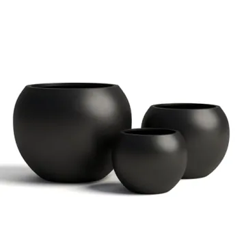 Stylish DTY Fiberstone Planter - Indoor/Outdoor, Modern Design