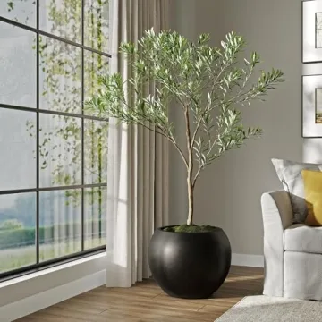 Stylish DTY Fiberstone Planter - Indoor/Outdoor, Modern Design