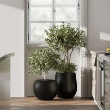 Stylish DTY Fiberstone Planter - Indoor/Outdoor, Modern Design