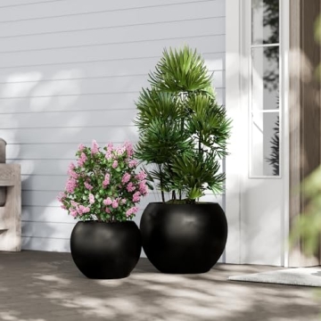 Stylish DTY Fiberstone Planter - Indoor/Outdoor, Modern Design