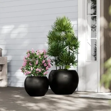 Stylish DTY Fiberstone Planter - Indoor/Outdoor, Modern Design