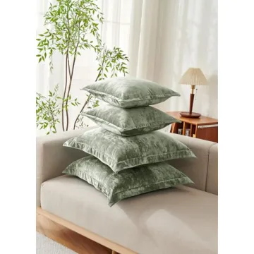 Luxurious Velvet Euro Pillow Covers Set of 2 at Great Price