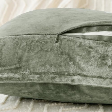 Luxurious Velvet Euro Pillow Covers Set of 2 at Great Price