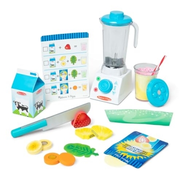 Melissa & Doug 22-Piece Smoothie Blender Set for Kids