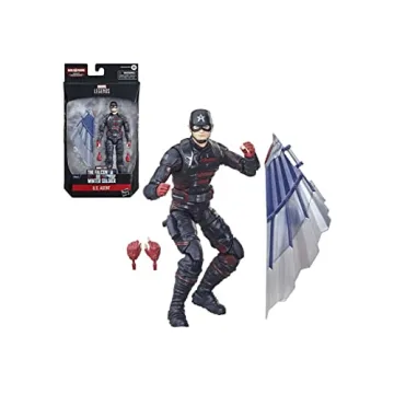 Marvel Legends Series Avengers 6-Inch Action Figure Toy U.S. Agent and 2 Accessories, for Kids Ages ...