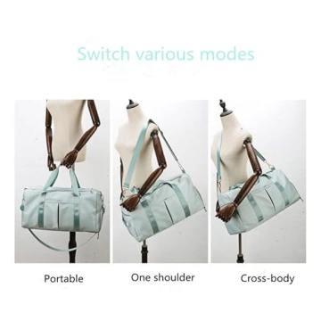Versatile Gym Bag With Shoe Compartment for Travel