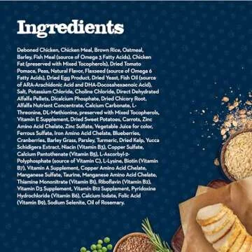 Blue Buffalo Baby Blue Natural Dry Food for Puppies, Healthy Growth Formula with DHA, Savory Chicken Recipe, 4-lb. Bag