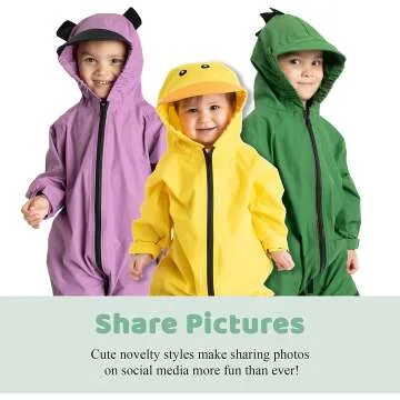 Muddy Buddy Toddler Rain Suit - Waterproof Coverall