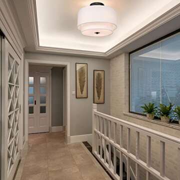 Modern Flush Mount Ceiling Light Fixture for Elegant Spaces