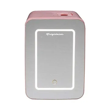 Compact 10L Pink Mini Fridge - Perfect for Skincare!