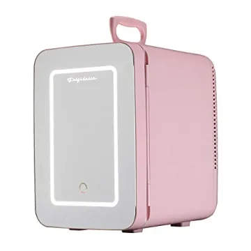 Compact 10L Pink Mini Fridge - Perfect for Skincare!