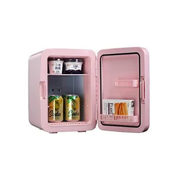 Compact 10L Pink Mini Fridge - Perfect for Skincare!