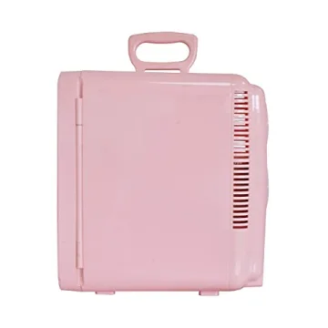 Compact 10L Pink Mini Fridge - Perfect for Skincare!