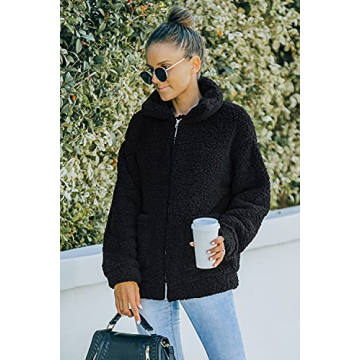 PRETTYGARDEN Women's Sherpa Fleece Jacket for Winter