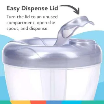 Nuby Milk Powder Dispenser for Easy Feeding on the Go
