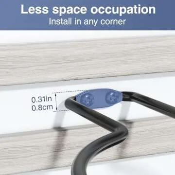 jockcaras Basketball Holder Wall Mount: 4 pcs Ball Wall Mount for Display, Ball Wall Storage Rack for Basketball, Soccer Ball, Volleyball, Football, Rugby, Ball Holder as Sports Room Decor