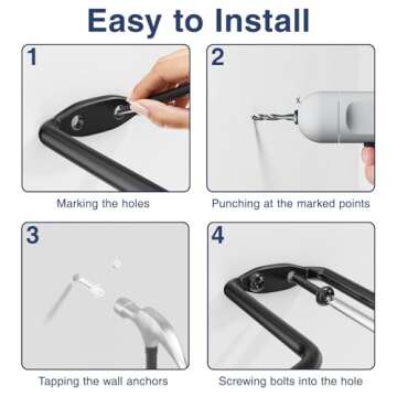 jockcaras Basketball Holder Wall Mount: 4 pcs Ball Wall Mount for Display, Ball Wall Storage Rack for Basketball, Soccer Ball, Volleyball, Football, Rugby, Ball Holder as Sports Room Decor