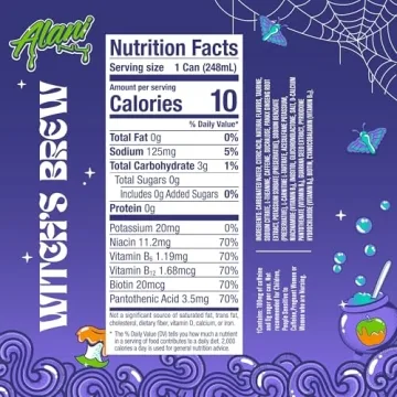 Alani Nu WITCHES BREW Energy Drinks - Low Calorie & Zero Sugar, 12 Pack