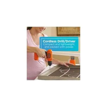 BLACK+DECKER 57-Piece Cordless Drill and Tool Kit