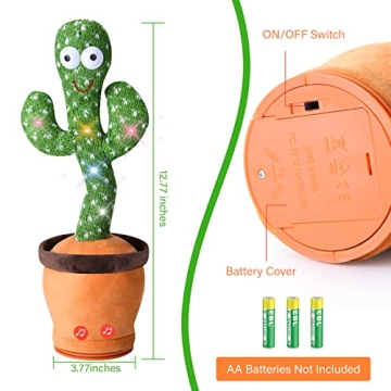 SANJOIN Dancing Talking Cactus Toy Fun for All Ages