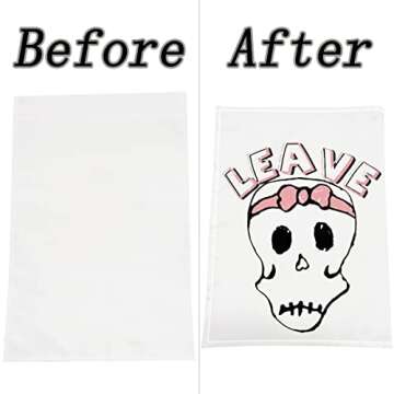 6 Blank Polyester Garden Flags for DIY Decoration