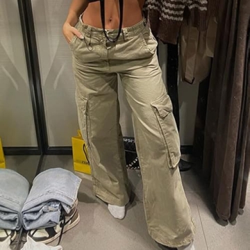 Women Oversized Vintage Cargo Pants for Trendy Style