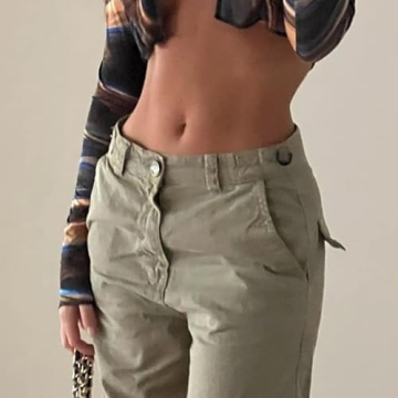 Women Oversized Vintage Cargo Pants for Trendy Style