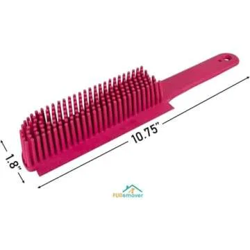 FURemover Pet Hair Rubber Broom with Telescopic Handle