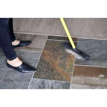 FURemover Pet Hair Rubber Broom with Telescopic Handle