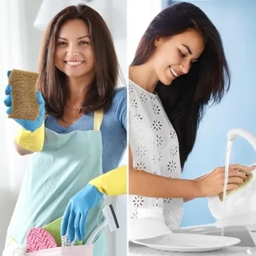 AIRNEX Eco-Friendly Biodegradable Kitchen Sponge Pack of 12