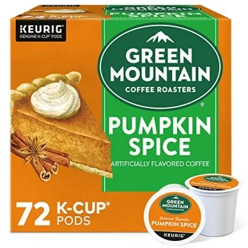 Green Mountain Coffee Roasters Pumpkin Spice K-Cups, 72 Count - Perfect Fall Flavor
