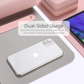 YSAGi Waterproof Desk Mat - Stylish Leather Surface for Office