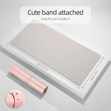 YSAGi Waterproof Desk Mat - Stylish Leather Surface for Office