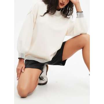 Fall Fashion CHYRII Women’s Oversized Sweater - Chic & Cozy