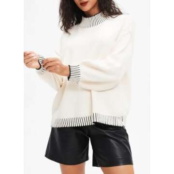 Fall Fashion CHYRII Women’s Oversized Sweater - Chic & Cozy